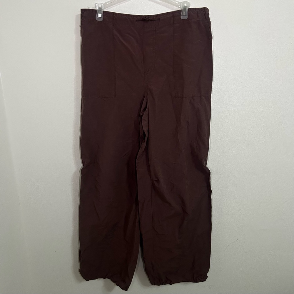Aeropostale brown/purpley parachute pants